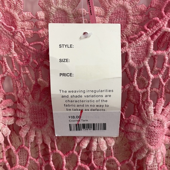 India Boutique Crochet Tank (3666) - Picture 4 of 5